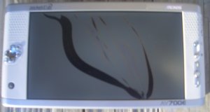 cracked LCD
